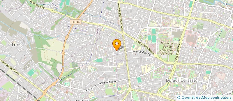 localisation de l'entreprise SARL BEARN FRIGO ROUTE à LONS