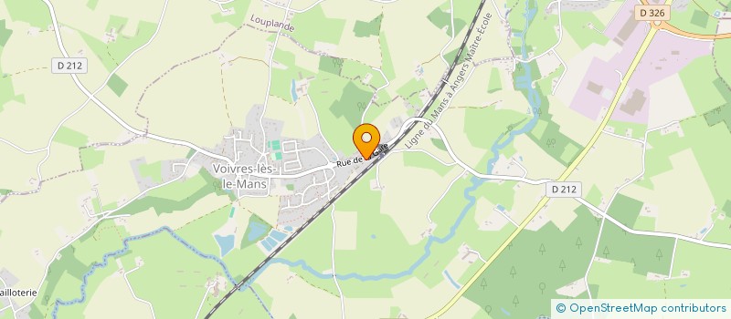 localisation de l'entreprise SARL BEATRIX & FILS  VOIVRES-LES-LE-MANS