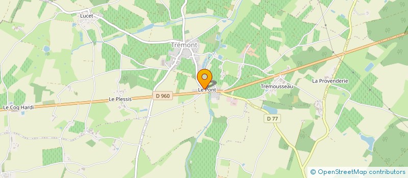 localisation de l'entreprise SARL BEAU FRERES- LES CHARPENTIERS DES TROIS MONTS à LYS-HAUT-LAYON