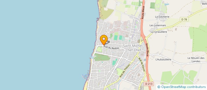localisation de l'entreprise SARL BEAU RIVAGE  SAINT-MICHEL-CHEF-CHEF