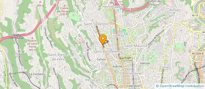 localisation de l'entreprise SARL BEAU T CESSOLE à NICE