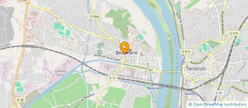 localisation de l'entreprise SARL BEAUCAIRE PIECES AUTOS à BEAUCAIRE