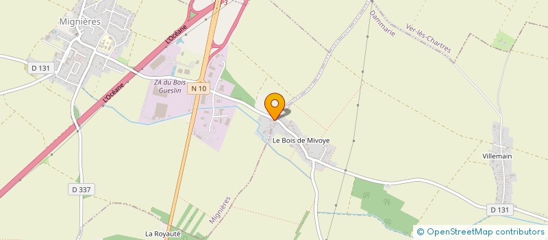 localisation de l'entreprise SARL BEAUCE UTILITAIRES ET POIDS LOURDS à MIGNIERES