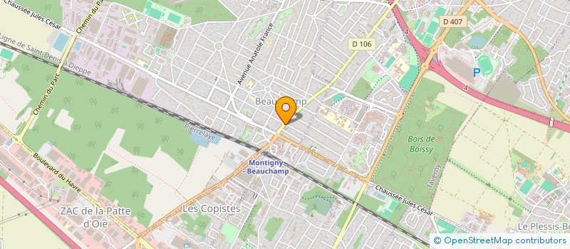 localisation de l'entreprise SARL BEAUCHAMP VINS  BEAUCHAMP