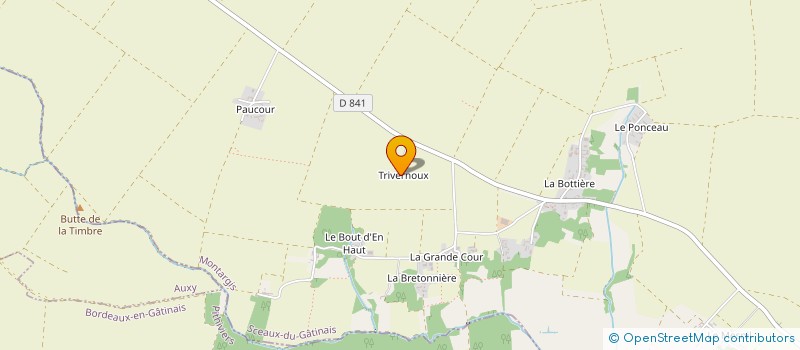 localisation de l'entreprise SARL BEAUCHAMPS à SCEAUX-DU-GATINAIS