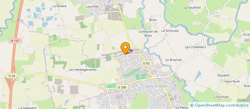 localisation de l'entreprise SARL BEAUCIEL  SAINT-ERBLON