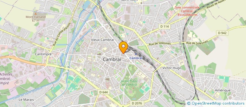 localisation de l'entreprise SARL BEAUCOUSIN FRERES à CAMBRAI