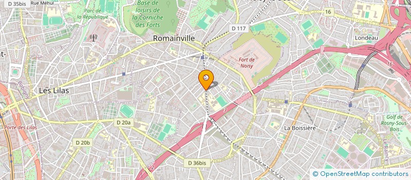 localisation de l'entreprise SARL BEAUGRAND à ROMAINVILLE