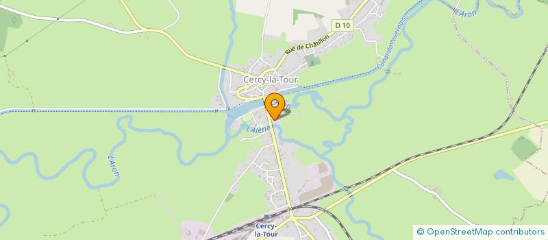 localisation de l'entreprise SARL BEAUNEE MATHIEU  CERCY-LA-TOUR
