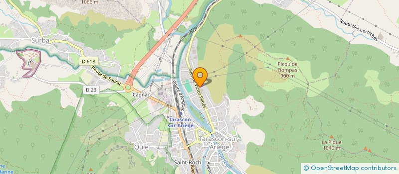 localisation de l'entreprise SARL BEAUREGARD à TARASCON-SUR-ARIEGE