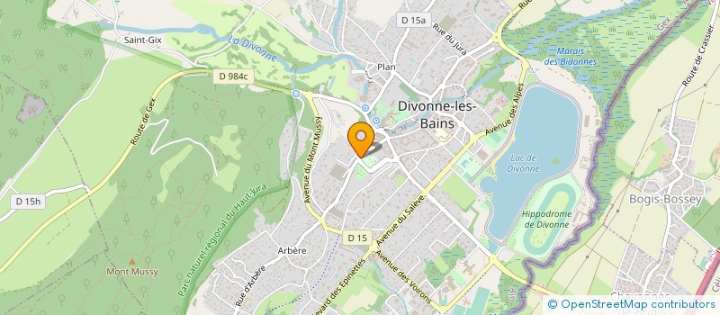 localisation de l'entreprise SARL BEAUSOLEIL  DIVONNE-LES-BAINS