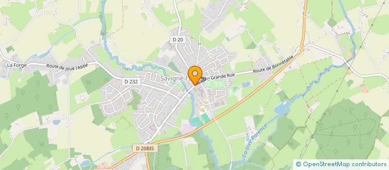 localisation de l'entreprise SARL BEAUTE LOOK  SAVIGNE-L'EVEQUE