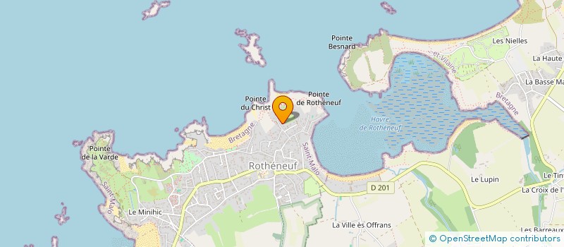 localisation de l'entreprise SARL BEBEAU  SAINT-MALO