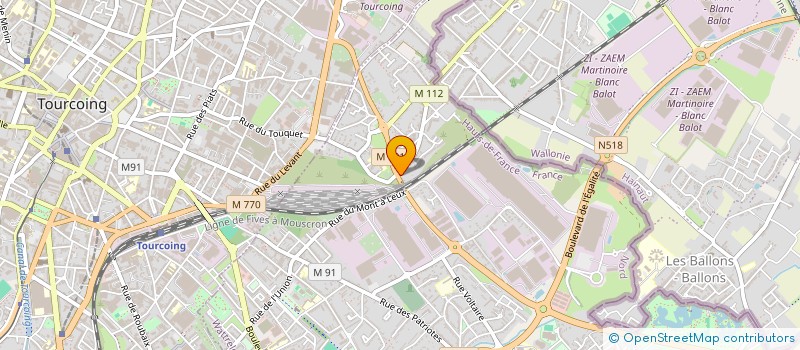 localisation de l'entreprise SARL BEBEL à WATTRELOS
