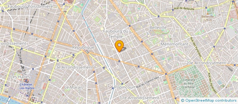 localisation de l'entreprise SARL BECEGE  PARIS