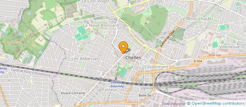 localisation de l'entreprise SARL BECHE à CHELLES