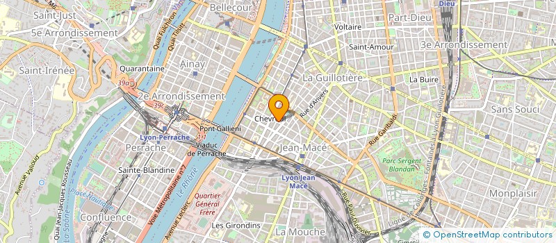 localisation de l'entreprise SARL BECHEVELIN  LYON