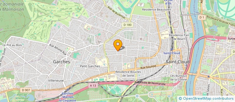 localisation de l'entreprise SARL BECK-ZANNI à SAINT-CLOUD