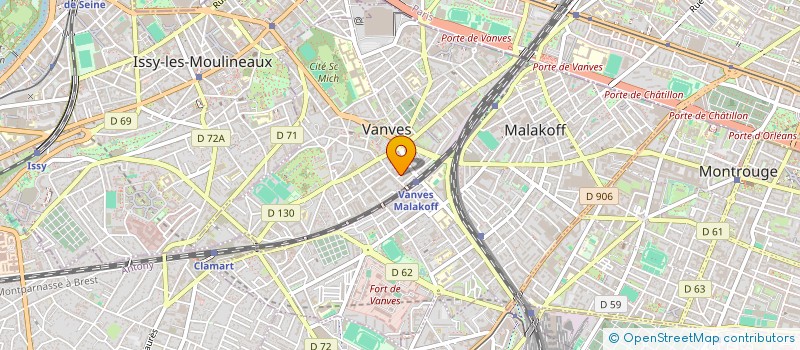 localisation de l'entreprise SARL BECKER à VANVES