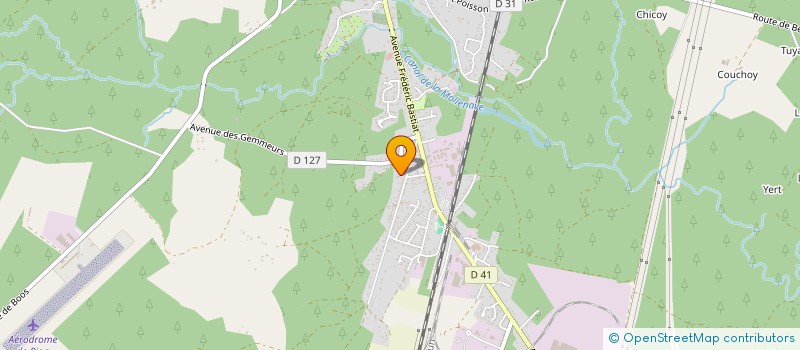 localisation de l'entreprise SARL BECLIER  RION-DES-LANDES