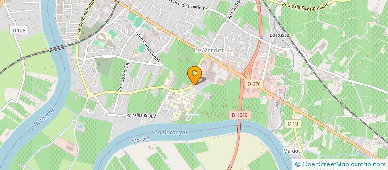 localisation de l'entreprise SARL BECONIQUE à LIBOURNE