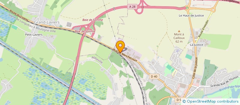 localisation de l'entreprise SARL BECUE BRICHEUX à ABBEVILLE