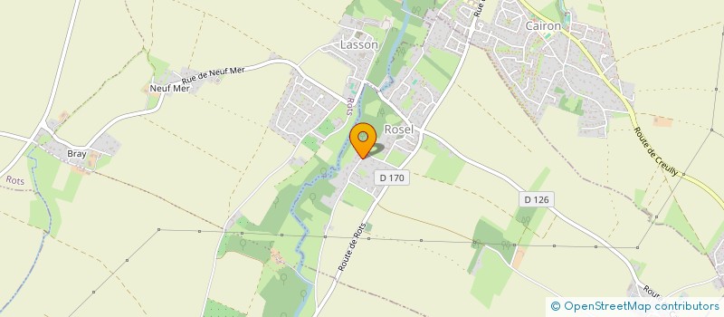 localisation de l'entreprise SARL BEDEAU  ROSEL