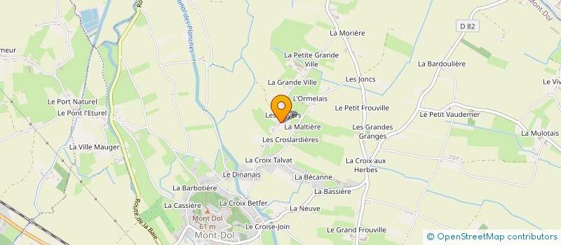 localisation de l'entreprise SARL BEDEL  MONT-DOL