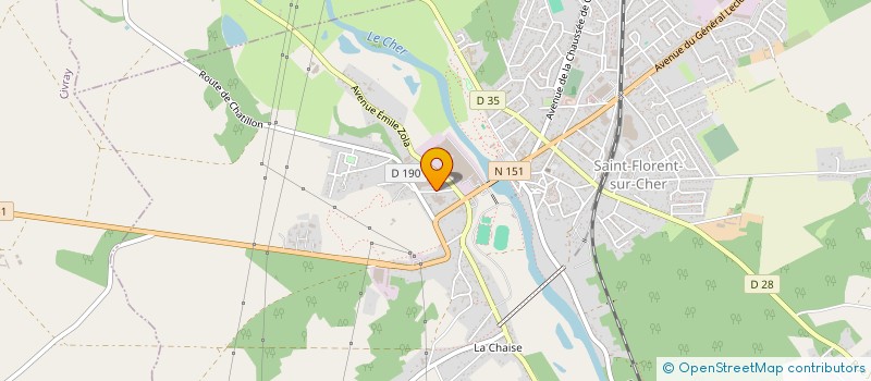 localisation de l'entreprise SARL BEDU à SAINT-FLORENT-SUR-CHER