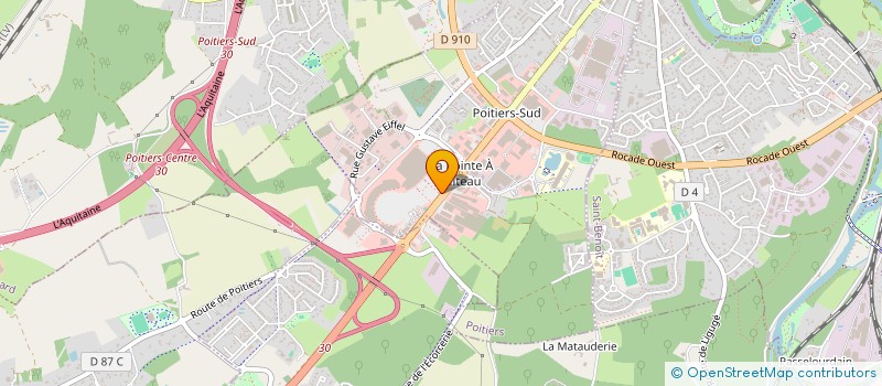 localisation de l'entreprise SARL BEHLOULI à POITIERS