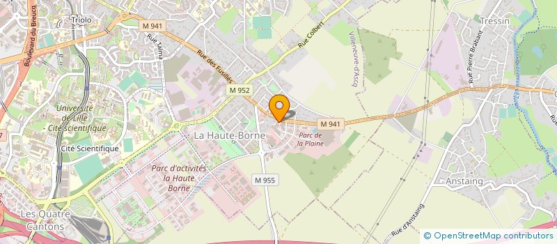 localisation de l'entreprise SARL BEIRNAERT TOULEMONDE  VILLENEUVE-D'ASCQ