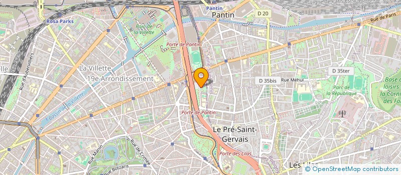 localisation de l'entreprise SARL BEKOS à PARIS