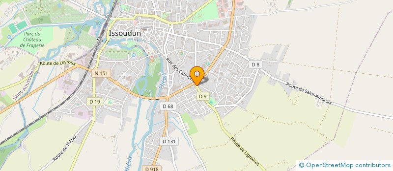 localisation de l'entreprise SARL BEL AIR à ISSOUDUN