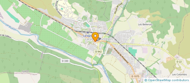 localisation de l'entreprise SARL BEL AIR  LARAGNE-MONTEGLIN