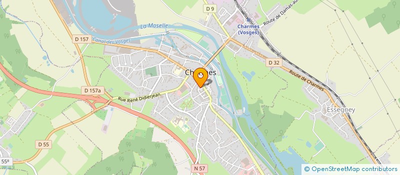 localisation de l'entreprise SARL BEL'AUTO à CHARMES