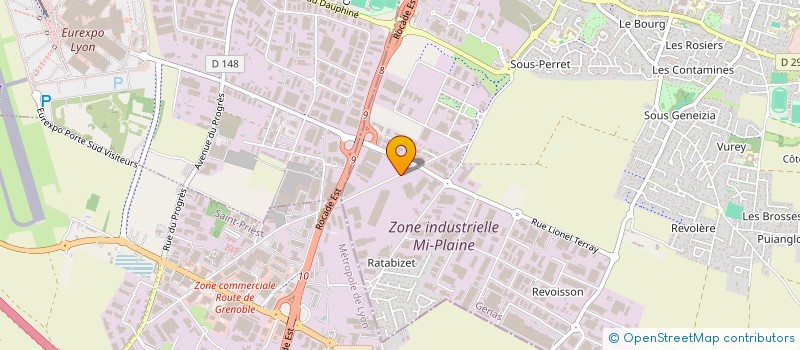 localisation de l'entreprise SARL BEL'CORPS à GENAS