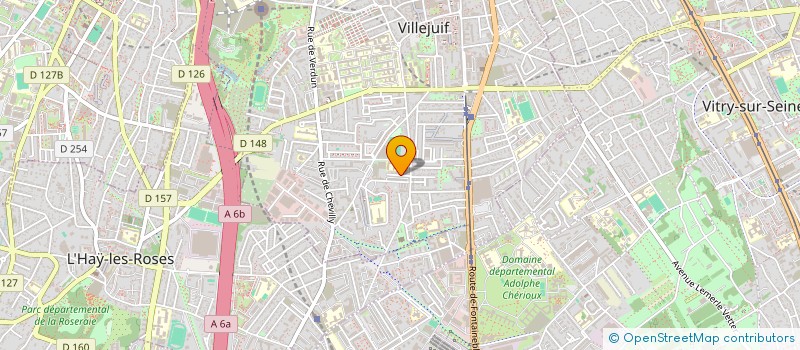 localisation de l'entreprise SARL BEL'IMMO L'AGENCE IMMOBILIERE DES COURONNES à VILLEJUIF