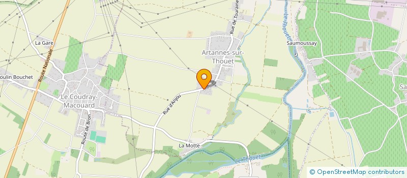 localisation de l'entreprise SARL BELANGER  ARTANNES-SUR-THOUET