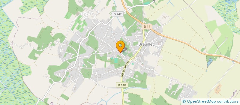 localisation de l'entreprise SARL BELAUD CONSTRUCTIONS  BREUILLET