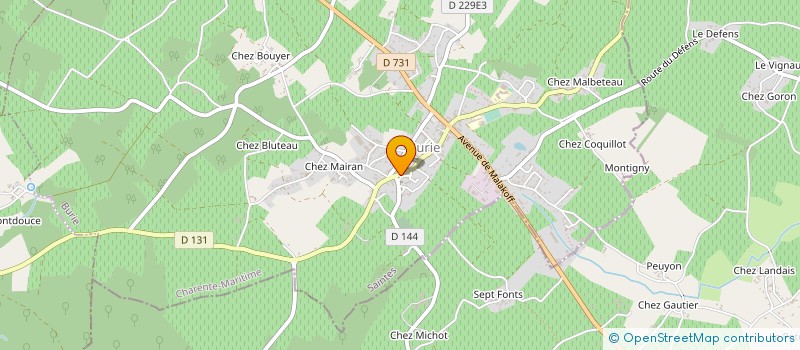 localisation de l'entreprise SARL BELAUD FINANCES à BURIE
