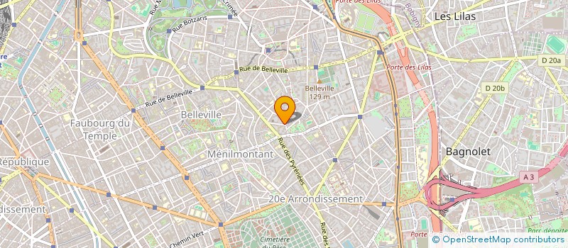 localisation de l'entreprise SARL BELEK  PARIS