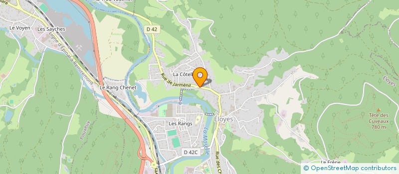 localisation de l'entreprise SARL BELGERI à ELOYES