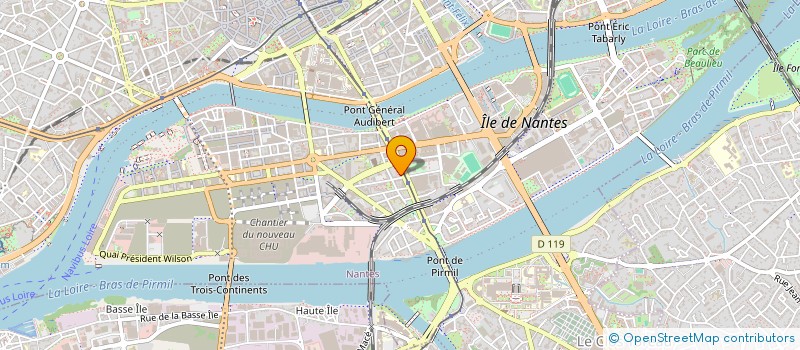 localisation de l'entreprise SARL BELHAIRE JEROME à NANTES