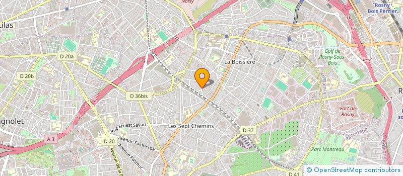 localisation de l'entreprise SARL BELL à MONTREUIL