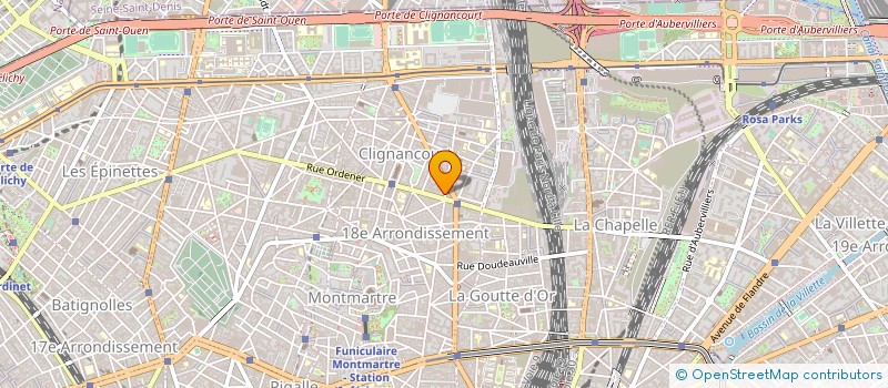 localisation de l'entreprise SARL BELLA  PARIS