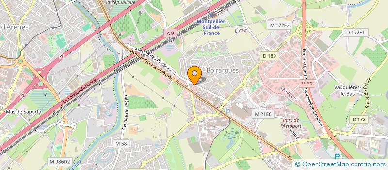 localisation de l'entreprise SARL BELLANGE à LATTES