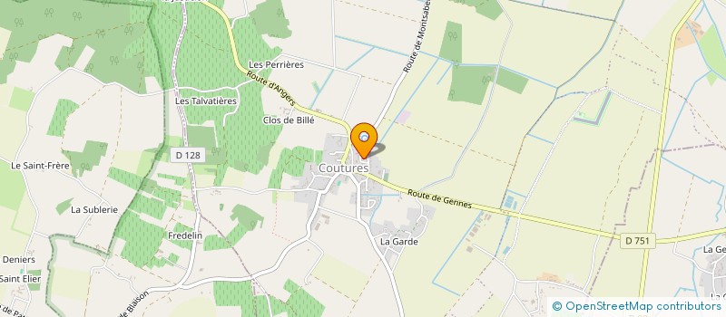 localisation de l'entreprise SARL BELLANGER THIERRY à BRISSAC LOIRE AUBANCE