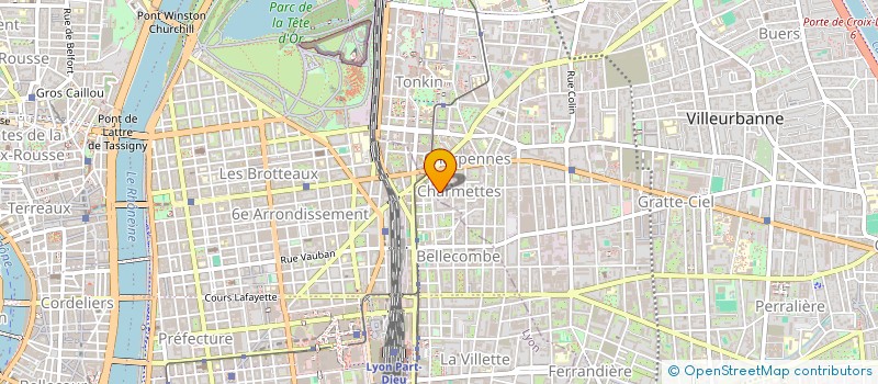 localisation de l'entreprise SARL BELLCITY à VILLEURBANNE