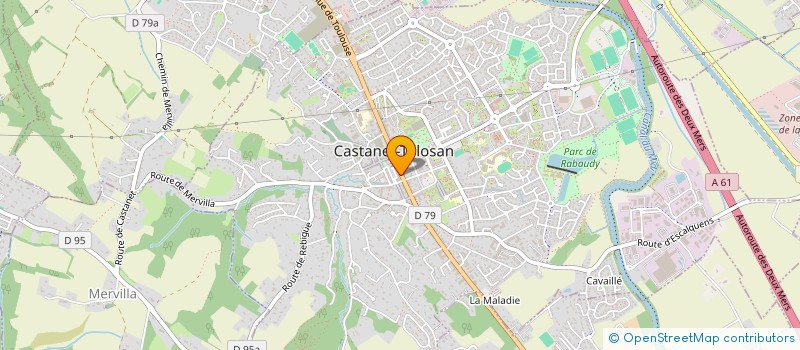 localisation de l'entreprise SARL BELLE ET CALINE à CASTANET-TOLOSAN