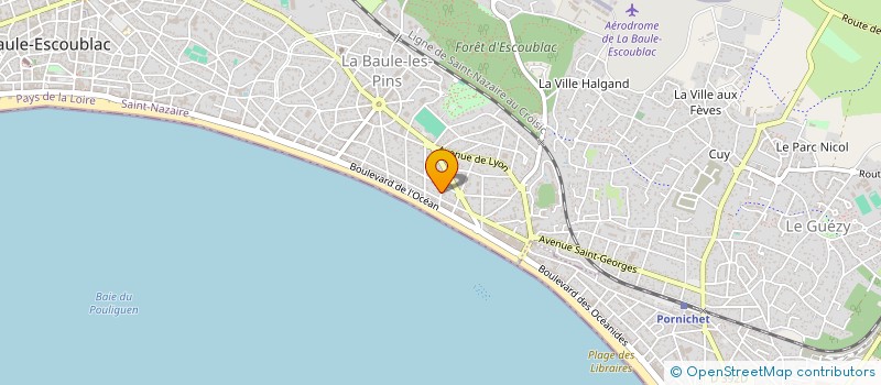 localisation de l'entreprise SARL BELLE ISLE à LA BAULE-ESCOUBLAC